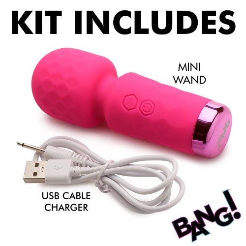 BANG! 10X Mini Silicone Wand Pink