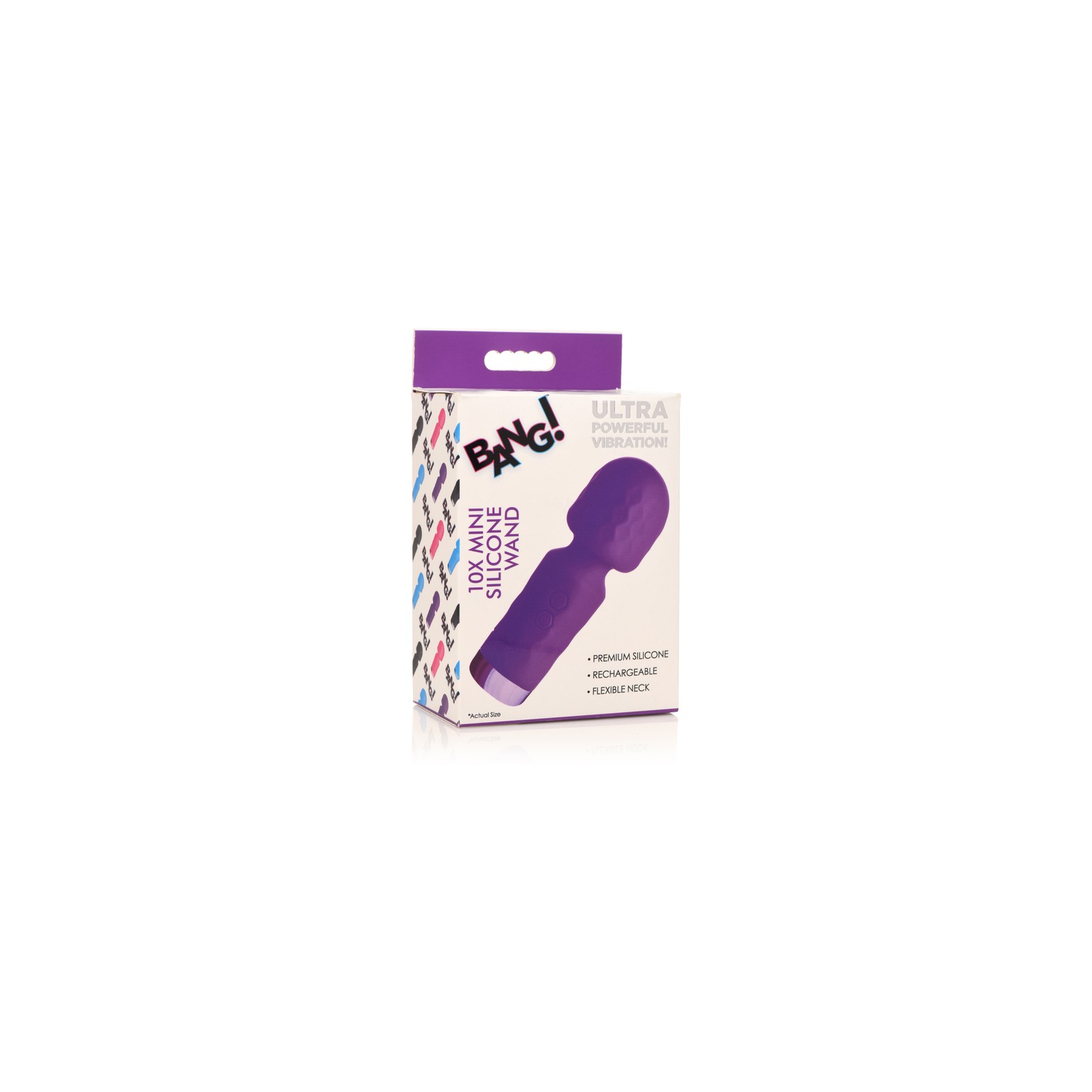 BANG! 10X Mini Silicone Wand Purple