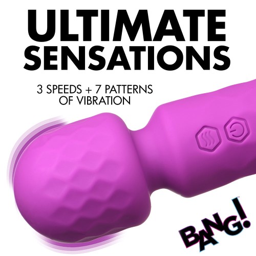 BANG! 10X Mini Silicone Wand Purple