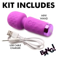 BANG! 10X Mini Silicone Wand Purple