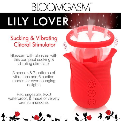 Bloomgasm Lily Lover Sucking & Vibrating Stimulator