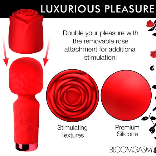 Bloomgasm Pleasure Rose - Mini Wand Delight