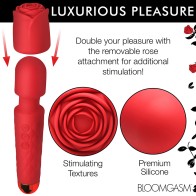 Bloomgasm Pleasure Rose Wand for Ultimate Relaxation