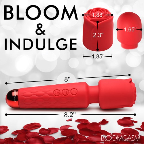 Bloomgasm Pleasure Rose Wand for Ultimate Relaxation