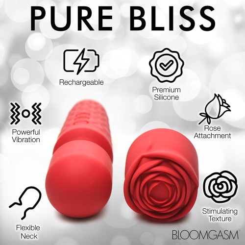 Bloomgasm Pleasure Rose Wand for Ultimate Relaxation