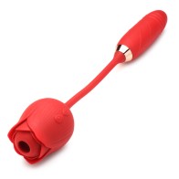 Romping Rose 10X Suction and Thrusting Vibrator