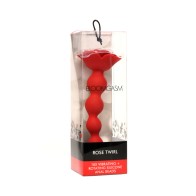 Bloomgasm Rose Twirl 10X Vibrating Anal Beads - Ultimate Pleasure