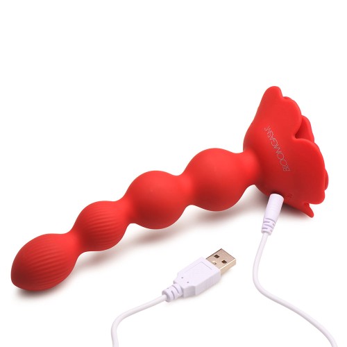 Bloomgasm Rose Twirl 10X Vibrating Anal Beads - Ultimate Pleasure