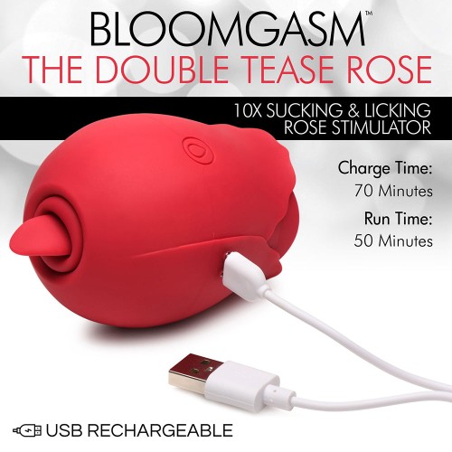 Bloomgasm Estimulador de Rosa Doble para Placer Máximo