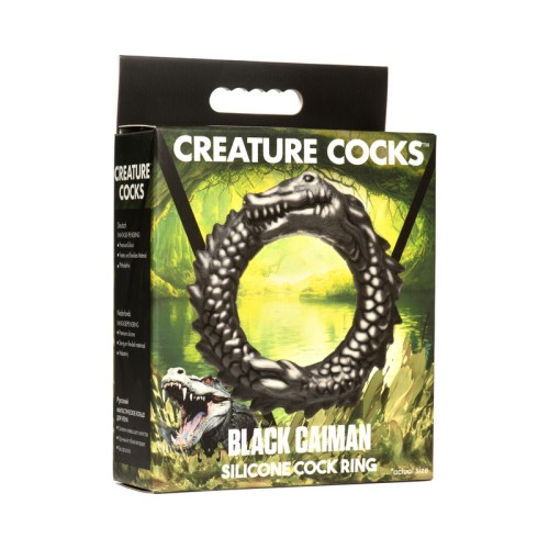 Anillo para el Pene Caimán Negro Creature Cocks