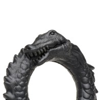 Creature Cocks Black Caiman Silicone Cock Ring