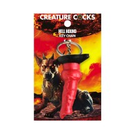 Creature Cocks Hell-Hound Keychain - Fantasy Fun