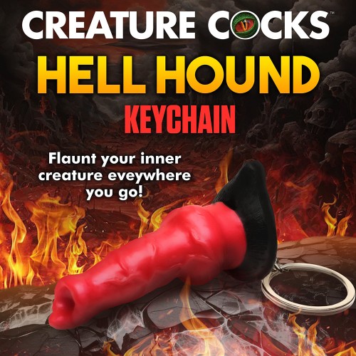 Creature Cocks Hell-Hound Keychain - Fantasy Fun