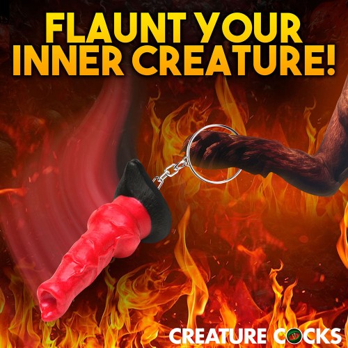 Creature Cocks Hell-Hound Keychain - Fantasy Fun