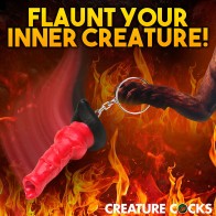 Creature Cocks Hell-Hound Keychain - Fantasy Fun