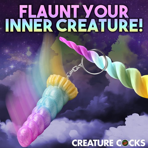 Creature Cocks Mystique Unicorn Silicone Keychain