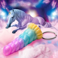 Creature Cocks Mystique Unicorn Silicone Keychain