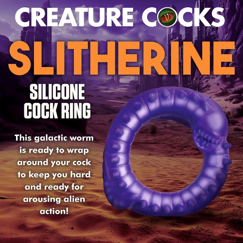 Creature Cocks Slitherine Silicone Cock Ring - Playful Intimacy