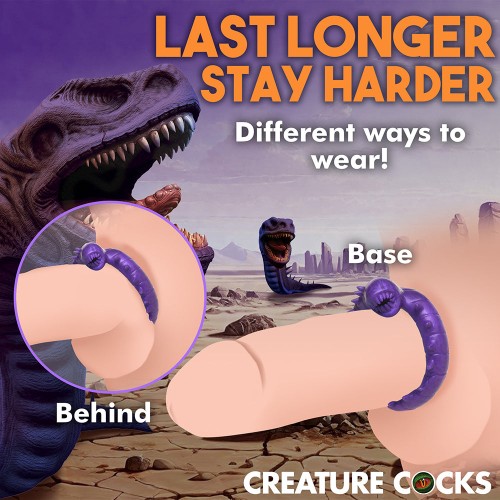 Creature Cocks Slitherine Silicone Cock Ring - Playful Intimacy