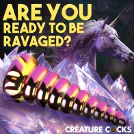 Dildo de Cristal Creature Cocks Twilight Rainbow