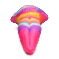 Dildo de Silicona con Lengua de Unicornio que Brilla en la Oscuridad