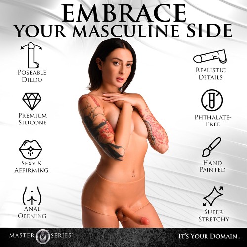 Master Series Boner Briefs with Poseable Dildo for Adventurous Play