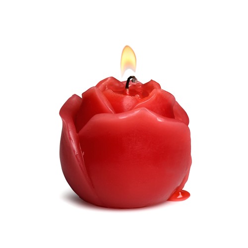 Master Series Flaming Rose Drip Candle - Sensual Wax Play Experience