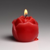 Master Series Flaming Rose Drip Candle - Sensual Wax Play Experience