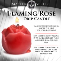 Master Series Flaming Rose Drip Candle - Sensual Wax Play Experience