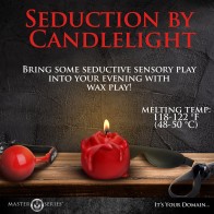 Master Series Flaming Rose Drip Candle - Sensual Wax Play Experience