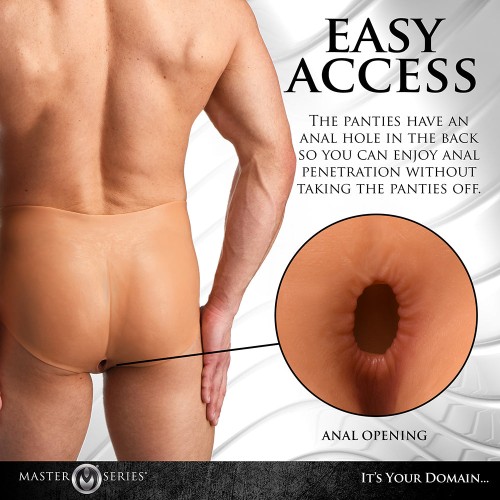 Master Series Silicone Pussy Panties for Male Gender Play