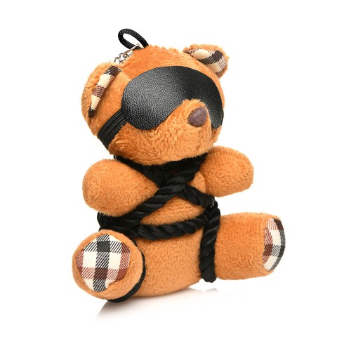 Cute Rope Teddy Bear Keychain for Kinky Fun