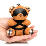 Lindo Llavero Teddy Bear con Cuerda para Diversión Traviesa