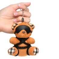 Cute Rope Teddy Bear Keychain for Kinky Fun