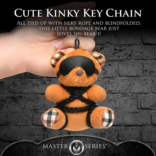 Cute Rope Teddy Bear Keychain for Kinky Fun