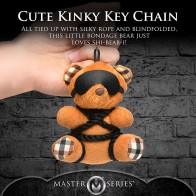 Cute Rope Teddy Bear Keychain for Kinky Fun