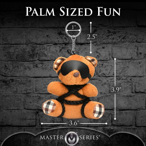 Cute Rope Teddy Bear Keychain for Kinky Fun