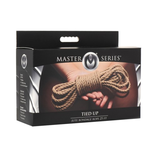 Cuerda de Bondage de Jute Master Series para Juego Auténtico