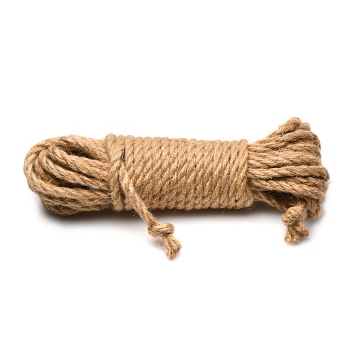 Master Series Jute Bondage Rope for Authentic Play