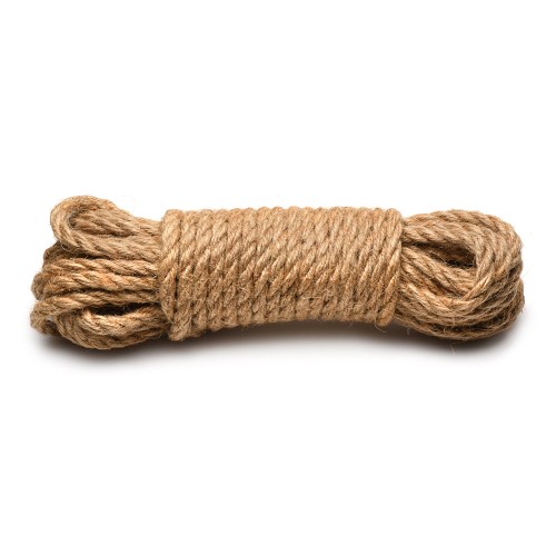 Master Series Jute Bondage Rope for Authentic Play