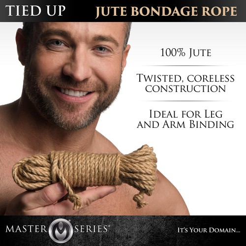 Master Series Jute Bondage Rope for Authentic Play