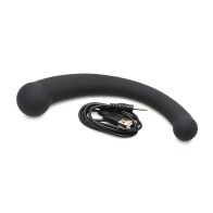 Master Series Dildo de Silicona Vibra-Crescent Negro