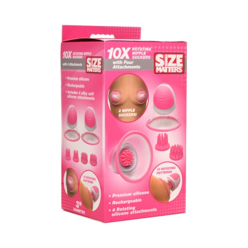 Extractor de Pezones de Silicona Size Matters 10X