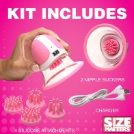 Size Matters 10X Rotating Silicone Nipple Suckers