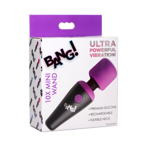 BANG! Varita Mini Vibradora 10X - Morada