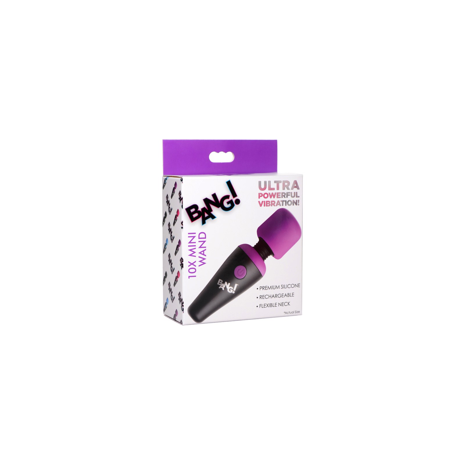 BANG! 10X Vibrating Mini Wand - Purple