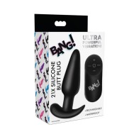 BANG! Plug Anal Vibrante con Control Remoto