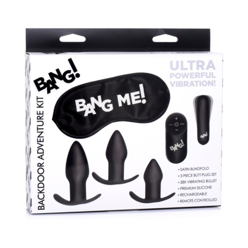 BANG! Kit de Aventura Trasera Plug Anal Bullet Antifaz