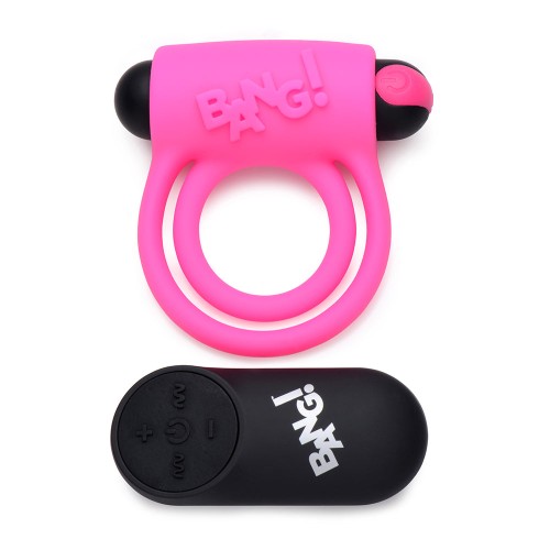 BANG Silicone Ring & Bullet for Enhanced Intimacy