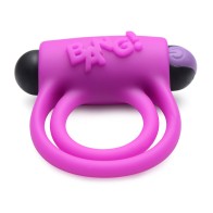 BANG! Silicone Cock Ring & Remote Control Bullet Purple